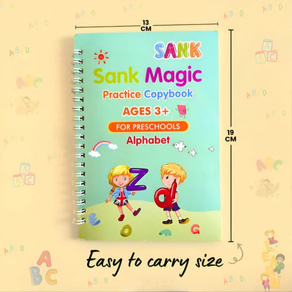 Sank Magic Practice Copybooks for Kids – Alphabet, Numbers, Math & Drawing