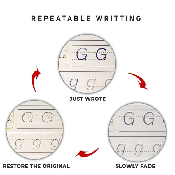 Sank Magic Practice Copybooks for Kids – Alphabet, Numbers, Math & Drawing