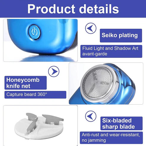 Mini Pocket Shaver – Portable Unisex Grooming Device